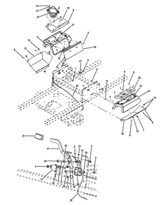 Brake Assembly Diagram and Parts List for M60-KH (53CH8CT6050-27HP)(2011) Cub Cadet Lawn Tractor